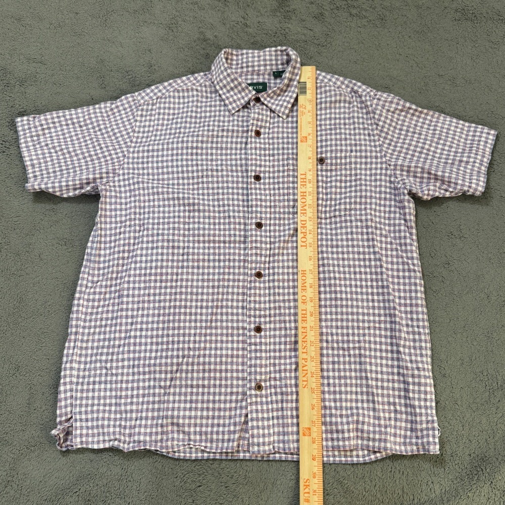 Orvis Classic Fit Shirt Mens L Lot of 5 Plaid Button Front Short Sleeve - Picture 9 of 16